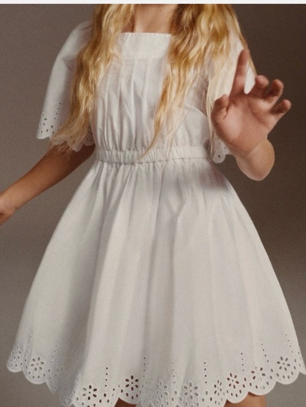 J.Crew Crewcuts Girls' celebration dress Size:12 Color:Ivory CR599